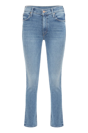 The Mid Rise Dazzer Ankle straight leg jeans-0